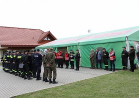 Ćwiczenia zgrywające nad Zalewem w Biszczy