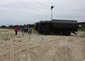 Ćwiczenia zgrywające nad Zalewem w Biszczy