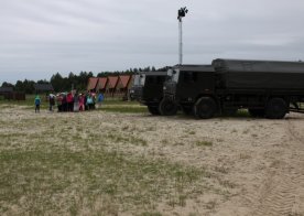 Ćwiczenia zgrywające nad Zalewem w Biszczy