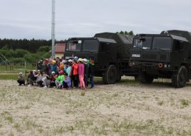 Ćwiczenia zgrywające nad Zalewem w Biszczy