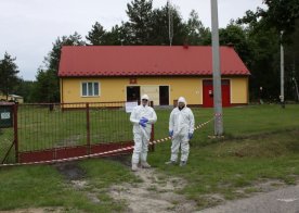 Ćwiczenia zgrywające nad Zalewem w Biszczy