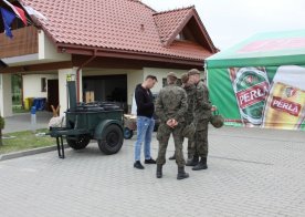 Ćwiczenia zgrywające nad Zalewem w Biszczy