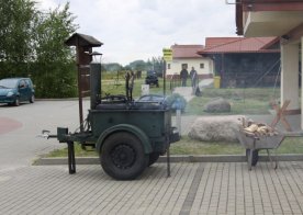 Ćwiczenia zgrywające nad Zalewem w Biszczy