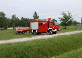 Ćwiczenia zgrywające nad Zalewem w Biszczy