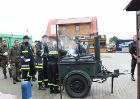 Ćwiczenia zgrywające nad Zalewem w Biszczy