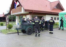 Ćwiczenia zgrywające nad Zalewem w Biszczy