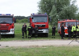 Ćwiczenia zgrywające nad Zalewem w Biszczy