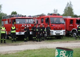 Ćwiczenia zgrywające nad Zalewem w Biszczy