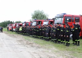 Ćwiczenia zgrywające nad Zalewem w Biszczy