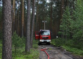 Ćwiczenia zgrywające nad Zalewem w Biszczy