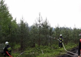 Ćwiczenia zgrywające nad Zalewem w Biszczy