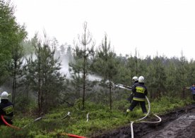 Ćwiczenia zgrywające nad Zalewem w Biszczy