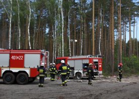 Ćwiczenia zgrywające nad Zalewem w Biszczy