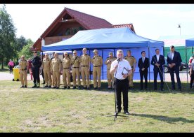 Ćwiczenia zgrywające nad Zalewem w Biszczy 2023