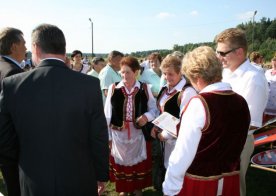 Nasi na powiatowych dozynkach 