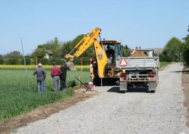 9 maja 2011 Budowa drogi Od cmentarza prawosłław  do  mostu skarbowego