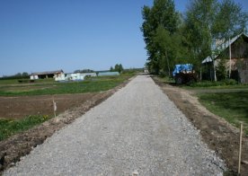 9 maja 2011 Budowa drogi Od cmentarza prawosłław  do  mostu skarbowego