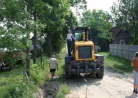 Budowa Droga od cmentarza do mostu skarbowego